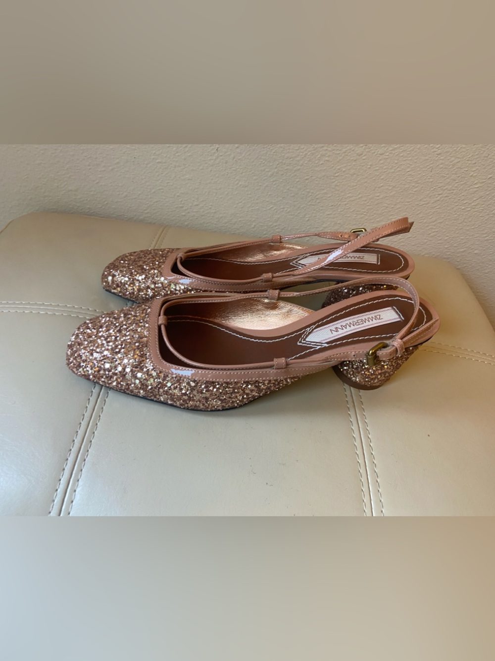 $650 ZIMMERMANN Leather Ankle Strap Sandals SZ 36/6 ITALY